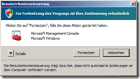 UAC-Dialog im Admin-Approval Mode